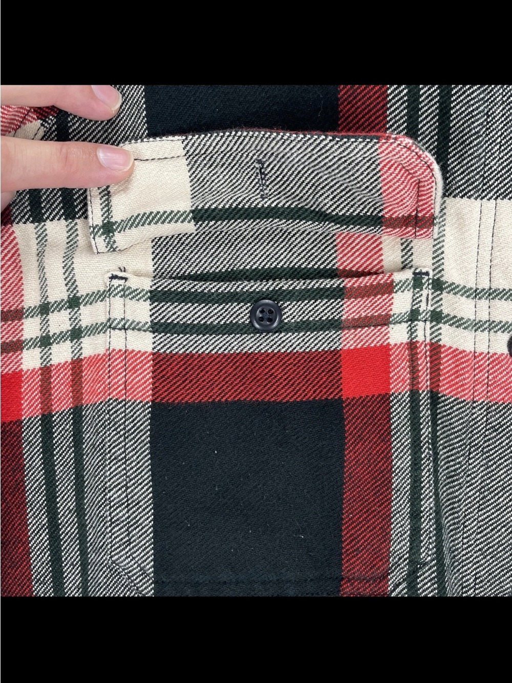 Filson Womens XXL Flannel Shirt Jacket Plaid Button Up Tartan Red Cotton Shacket - Picture 7 of 12
